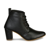 Commander - Black Womens Ankle Length Boots - None