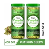 KAYABOOST Pumpkin Seeds Loaded with Fiber and Protein Rich Superfood, Pack of 2 (400 g)