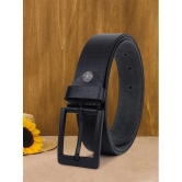 Loopa - Black 100% Leather Mens Formal Belt ( Pack of 1 ) - None