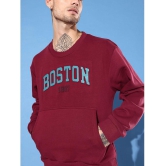 Dillinger Fleece Round Neck Mens Sweatshirt - Maroon ( Pack of 1 ) - None