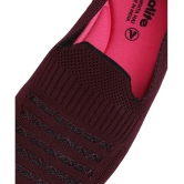 Aqualite Maroon Womens Slip On - None