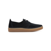 CLARKS BLACK MEN OAKPARK LACE UP SNEAKERS