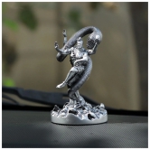 Artarium Car Dashboard Resin Mystical Shiva Idol Home Decor Item Mystical Shiva Murti Statue for Gift Pack of 1 (Silver)