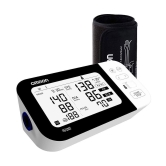 Omron HEM 7361T Bluetooth Digital Blood Pressure Monitor with Afib Indicator and 360Ã?Â° Accuracy Intelliwrap Cuff for Most Accurate Measurements (White)