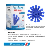 AccuSure Round Lancets(Blue)(200)