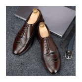 Buxton - Brown Mens Formal Shoes - None