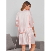 Celosia Satin Robes - Pink Single - L