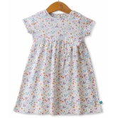 Juscubs White Cotton Baby Girl Frock ( Pack of 1 ) - None