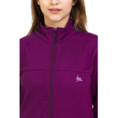 YHA Fleece Women''s Zippered Sweatshirt ( Purple ) - None