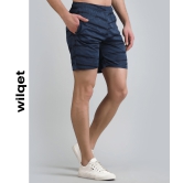 Mens Running Jacquard Shorts-Navy / M