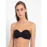 Women's Under-Wired Padded Strapless Full Coverage Multiway Bra FE52- Black-36B / Black