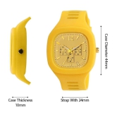 Hala - Yellow Silicon Analog Men's Watch