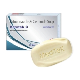 Meditek Ketotek C Antidandruff Soap 75Gms. Each - Antibacterial Soap for Normal Skin ( Pack of 3 )