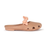 Aadi Pink Womens Toe Covered Flip Flop - None