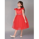 Toy Balloon Kids Red Net Girls Frock ( Pack of 1 ) - None