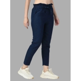 DKGF Fashion - Navy Blue Denim Slim Fit Womens Jeans ( Pack of 1 ) - None