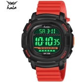 Hala - Red Silicon Digital Men's Watch