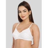 ILRASO - White Cotton Non Padded Women's T-Shirt Bra ( Pack of 1 ) - None