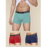 XYXX - Multicolor Cotton Mens Trunks ( Pack of 3 ) - None