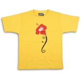 NEO GARMENTS BOYS ROUND NECK HALF SLEEVE COTTON T-SHIRT ????? | SIZE FROM 7YRS TO 14YRS-(10-11YRS) / YELLOW