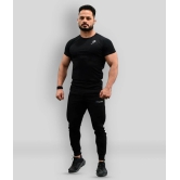 Fuaark - Black Polyester Regular Fit Mens Sports T-Shirt ( Pack of 1 ) - M