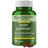 Carbamide Forte Joint Support Supplement with Glucosamine 1600mg Per Serving with Chondroitin, Boswellia, Turmeric & Ginger- 60 Tablets