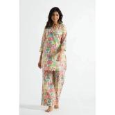 Label Flavia Multi Color Printed Pant Top Set - None