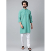 KLOSET By RIAG - Blue Cotton Men's Regular Kurta ( Pack of 1 ) - None