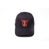 Go Devil Logo Printed Black Cap