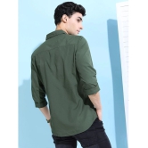 Ketch Polyester Slim Fit Solids Full Sleeves Mens Casual Shirt - Green ( Pack of 1 ) - None