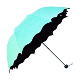 RAMDEV ENTERPRISE Turquoise 1 Fold Umbrella - Turquoise