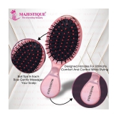 MAJESTIQUE - Bristle Hair Brush For All Hair Types ( Pack of 1 )