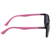 Hrinkar Grey Cat-eye Sunglasses Brands Black, Pink Frame Goggles for Women - HRS-BT-06-BK-PNK-BK