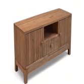 HeritageHarbor Acacia wood TV Cabinets By Orchid Homez