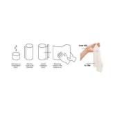 YUTIRITI Set of 20 Microfibre Bath + Hand + Face Towel Set White - White