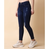 Women Skinny Blue Denim Jeans-36