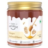 Farm Naturelle-Real Ginger Infused Forest Honey (300 GMS) and Vana Tulsi Forest Honey (55 GMS) Combo-Immense Medicinal Value