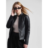 PPTHEFASHIONHUB - Leather Black Jackets - None