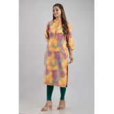 MAUKA - Multicolor Rayon Womens Straight Kurti ( Pack of 1 ) - None