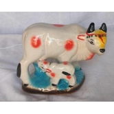 Cow and Calf Statue Showpiece