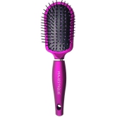 Majestique Purple Detangler Brush Ultrasoft Tipped Nylon, Glides Through Tangles