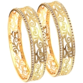 Jewar Mandi - Gold Kada Set ( Pack of 1 ) - None