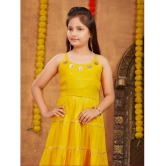 Aarika Yellow Rayon Girls Top & Dhoti Set ( Pack of 1 ) - None