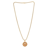 Jewar Mandi - Golden Pendant ( Pack of 1 ) - Golden