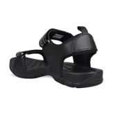 Campus - Black Mens Floater Sandals - None