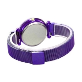 acnos Purple Metal Analog Womens Watch