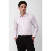 Men Pink Slim Fit Formal Full Sleeves Formal Shirt