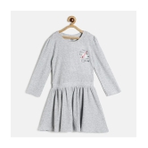 MINI KLUB Gray Cotton Girls Fit And Flare Dress ( Pack of 1 ) - None