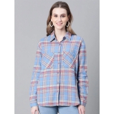 Oxolloxo Relaxed Tailored Fit Tartan Checks Cotton Casual Shirt