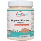 Way2Herbal Organic Shatavari Powder 200 gm Pack Of 1